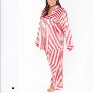 Show me your mumu silky stripe pjs XL